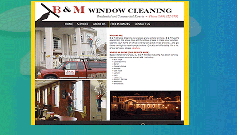 b and m window cleaning